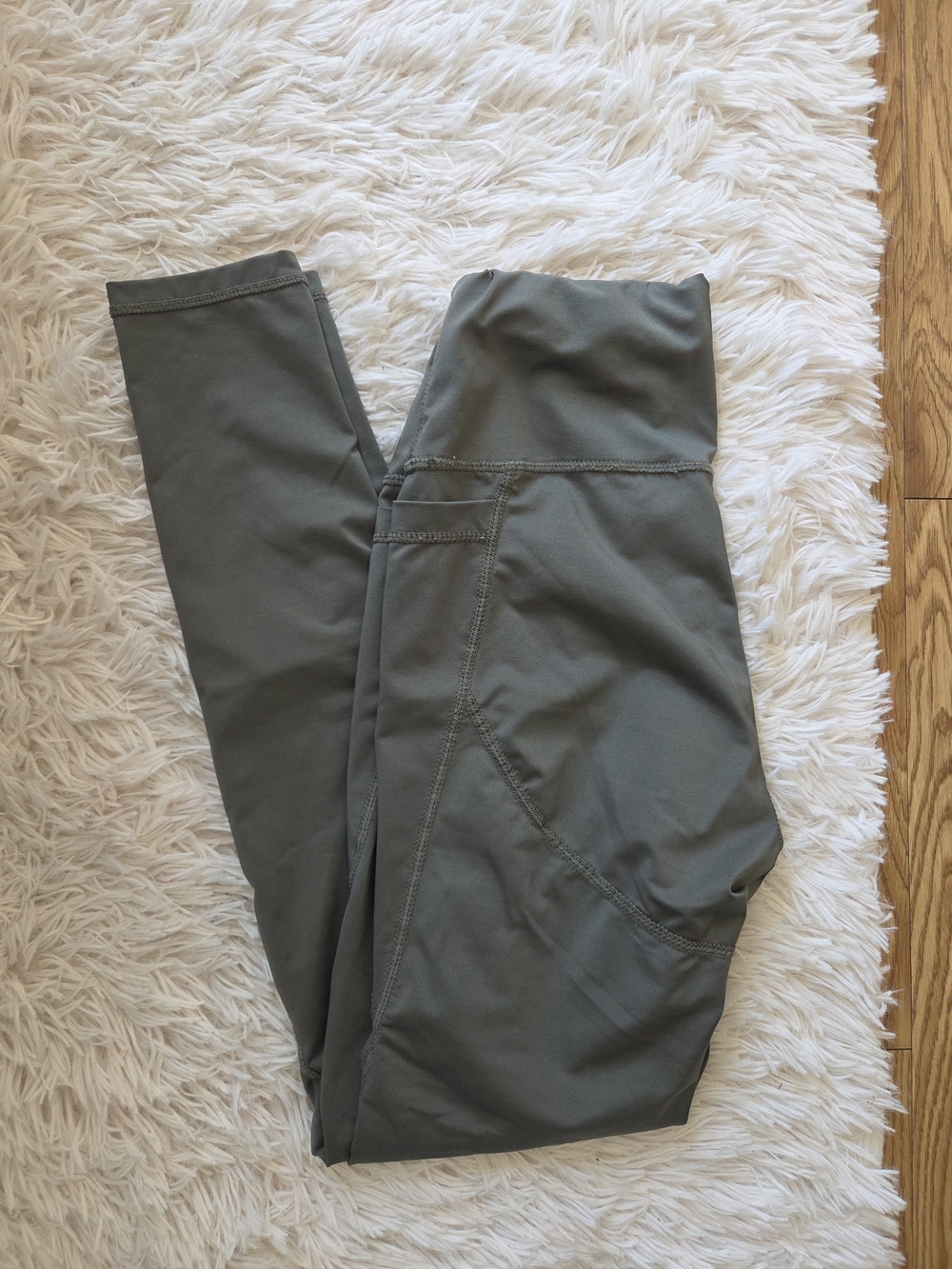 High-Rise Sage Green Active Leggings
